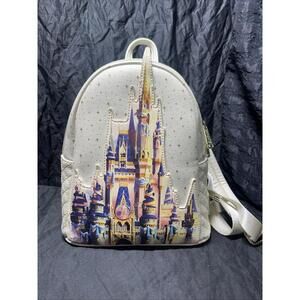 Loungefly Disney 50th Anniversary White Castle Mini Backpack